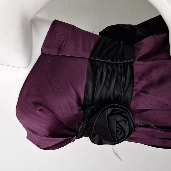 Speckless Y2K Whimsigoth Fairy Purple Strapless Party Dress W/Black Bow Size 3 - Picture 9 of 13